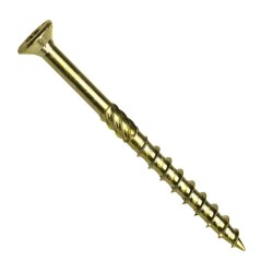 Vrut konstrukční, zápustná hlava se 6 drážkami, torx 10, frézovací segment, špička se zářezem, částečný závit, ocel, zinek žlutý