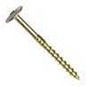 Vrut konstrukční, talířová hlava, torx 20, frézovací segment, špička se zářezem, částečný závit, ocel, zinek bílý, 4x80 mm