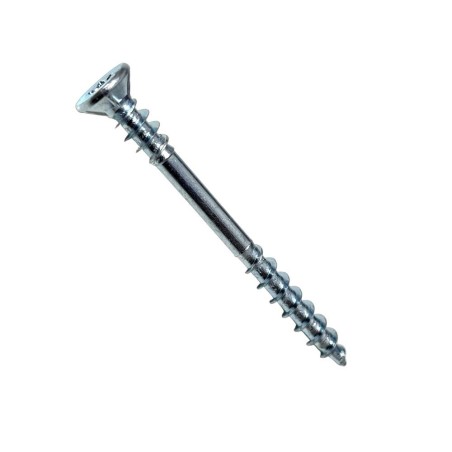 Tx-kombi+ vrut pro spojování deskových materiálů, zápustná hlava, torx 20, částečný závit se závitem pod hlavou, zinek bílý fe/z