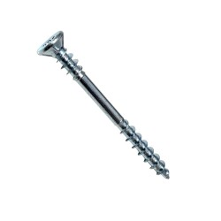 Tx-kombi+ vrut pro spojování deskových materiálů, zápustná hlava, torx 25, částečný závit se závitem pod hlavou, zinek bílý fe/z