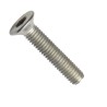 Šroub nábytkový, zápustná hlava, drážka inbus, ocel 4.6, zinek bílý, m6x40 mm