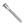 Vrut "konfirmát", zápustná hlava, vnitřní šestihran m4, ocel, zinek bílý, 5.0x30 mm 