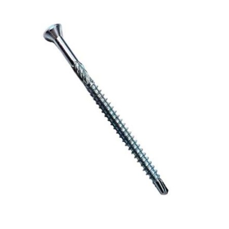 Tx-60 vrtací vrut do lišt a podlah, malá zápustná hlava se 6 drážkami, torx 10, frézovací segment, vrtací špička, kalená nerez c