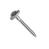 Klempířský šroub din 7995 s čočkovou hlavou + epdm podložka 15 mm, tx20, nerez a2, 4.5x45 mm, (ral 9005) černá
