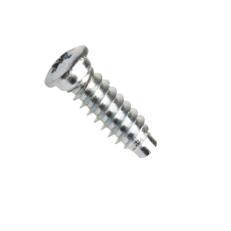 Eurovrut, půlkulatá hlava, drážka pozidrive pz 2, hrubý závit, ocel, zinek bílý, 6x19 mm