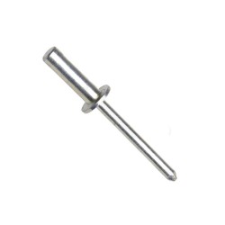 Trhací nýt uzavřený (těsnící) s plochou hlavou, hliník/ocel, 4.8x14.5 bralo®