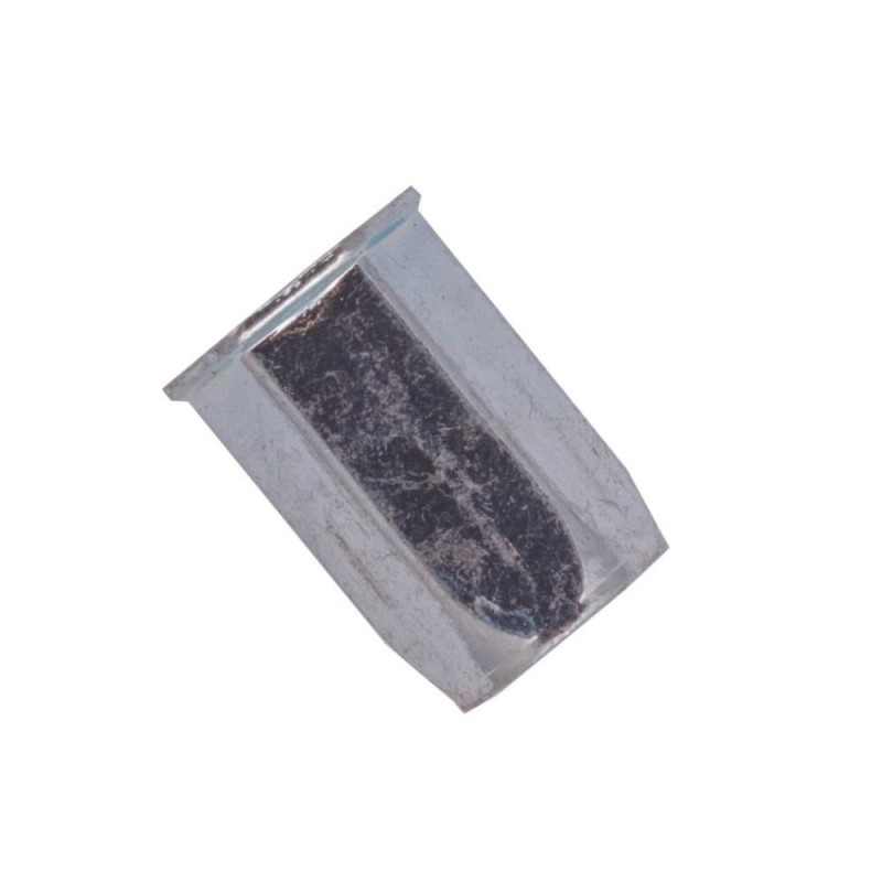 Matice nýtovací, redukovaná zapuštěná hlava, hladká, otevřená, ocel, zinek bílý, m5 / 0.5-3.0 mm (030120 5006)