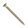 Univerzální vrut, zápustná hlava, drážka torx, celý závit, zinek bílý, 3.0x10 mm