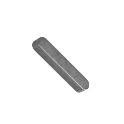 Din 6885 pero těsné zaoblené, forma a, tolerance h9, ocel c45+c, bez úpravy, 45x25x200