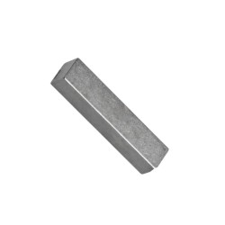 Din 6885 pero těsné nezaoblené, forma b (rovné konce), tolerance h9, ocel c45+c, bez úpravy, 18x11x56