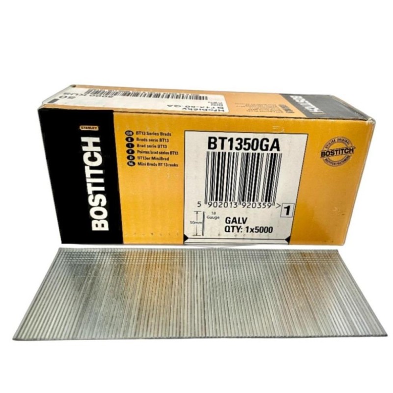 Hřebíčky kolářské bt13 - 40 mm pozink 5000 ks bt1340ga stanley bostitch
