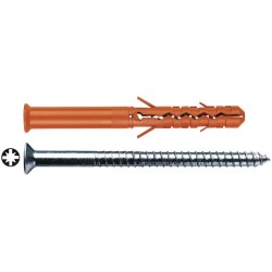 Hmoždinka kontrukční s vrutem pz3 10x140 mbr-s