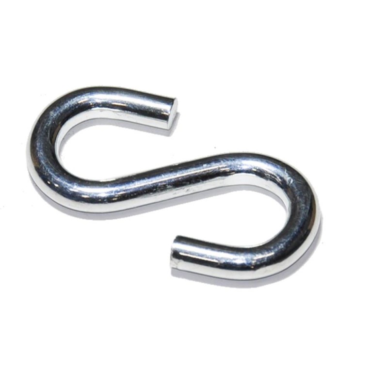 S hák 6mm zinek
