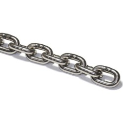 A4 din 766 řetěz svařovaný, krátký článek, nerez a4, materiál: aisi 316, balení 5 m, 3x16 mm
