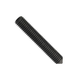 Din 914 (iso 4027), stavěcí šroub (červík) s vnitřním šestihranem inb a hrotem, ocel 450 hv, bez povrchové úpravy, m12x16 mm