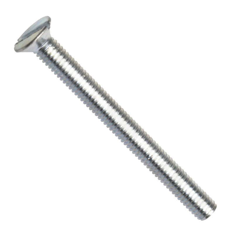 Din 963a, šroub se zápustnou hlavou a rovnou drážkou, ocel 4.8, bez povrchové úpravy, m3x20 mm
