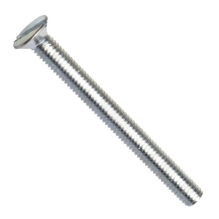 Din 963a, šroub se zápustnou hlavou a rovnou drážkou, ocel 4.8, bez povrchové úpravy, m3x28 mm
