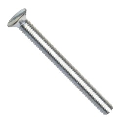 Din 963a, šroub se zápustnou hlavou a rovnou drážkou, ocel 4.8, zinek bílý, m4x70 mm