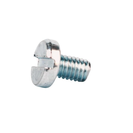 Din 85a, šroub s nízkou válcovou hlavou a rovnou drážkou, ocel 4.8, zinek bílý, m3.5x6 mm