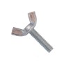 Din 316, šroub křídlatý, americký typ af, ocel 4.6, zinek bílý, m5x20 mm