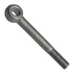 Din 444, šroub otočný s okem, typ b, ocel 4.6, zinek bílý, m12x150 mm