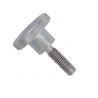 Din 464, šroub s vysokou rýhovanou hlavou, ocel 4.6, zinek bílý, m3x8 mm