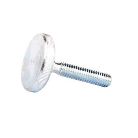 Din 653, šroub s nízkou rýhovanou hlavou, ocel 4.6, zinek bílý, m4x20 mm