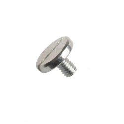 Din 921, šroub s velkou válcovou hlavou a rovnou drážkou, ocel 5.8, zinek bílý, m3x10 mm