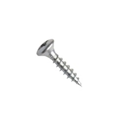 Univerzální vrut, čočková hlava, drážka pozidrive, zinek bílý, 2.5x20 mm