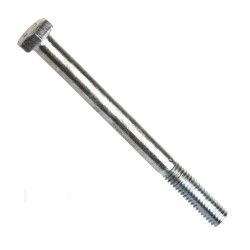 Din 931, šroub se šestihrannou hlavou, částečný závit, ocel 8.8, zinek bílý, m7x80 mm