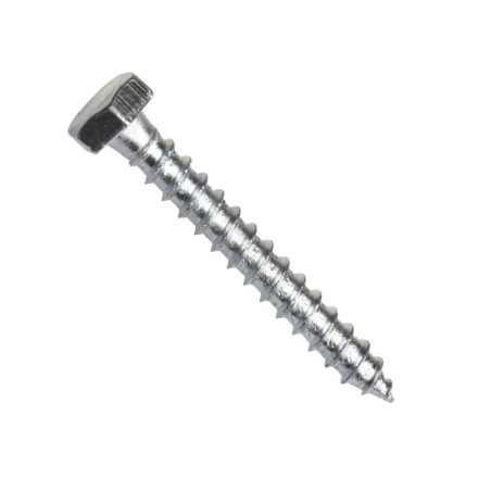 Din 571 vrut do dřeva se šestihrannou hlavou, ocel, zinek bílý, 5x20 mm