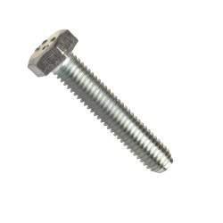 Din 933, šroub se šestihrannou hlavou, celý závit, ocel 10.9, zinek bílý, m12x65 mm